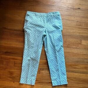 Talbots Perfect Crop Pants | Blue | Classic Fit | Size 8